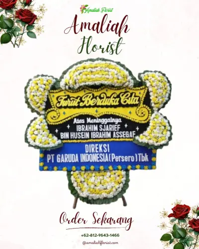 Papan Bunga Duka di Antang