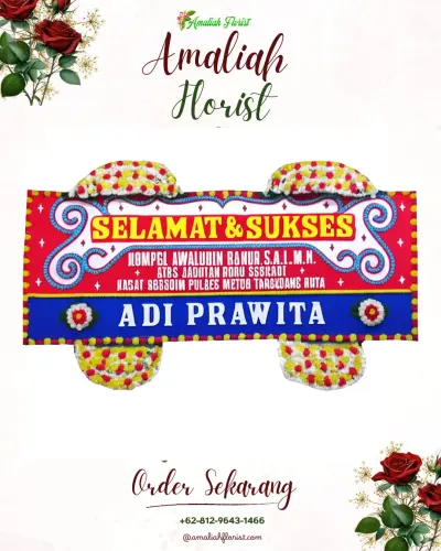Karangan Bunga Ucapan Selamat di Antang