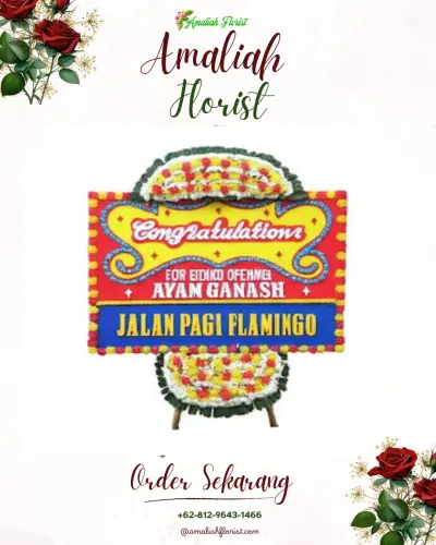 Bunga Papan Congratulation di Antang